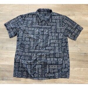 Magpul Hawaiian Mens XXL Button Up Short Sleeve Camp Aloha Girl Black Shirt